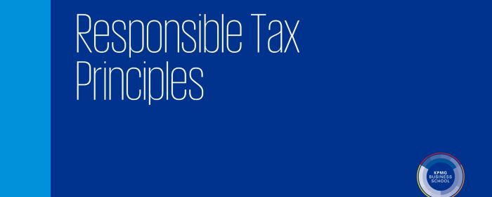 Responsible Tax Principles